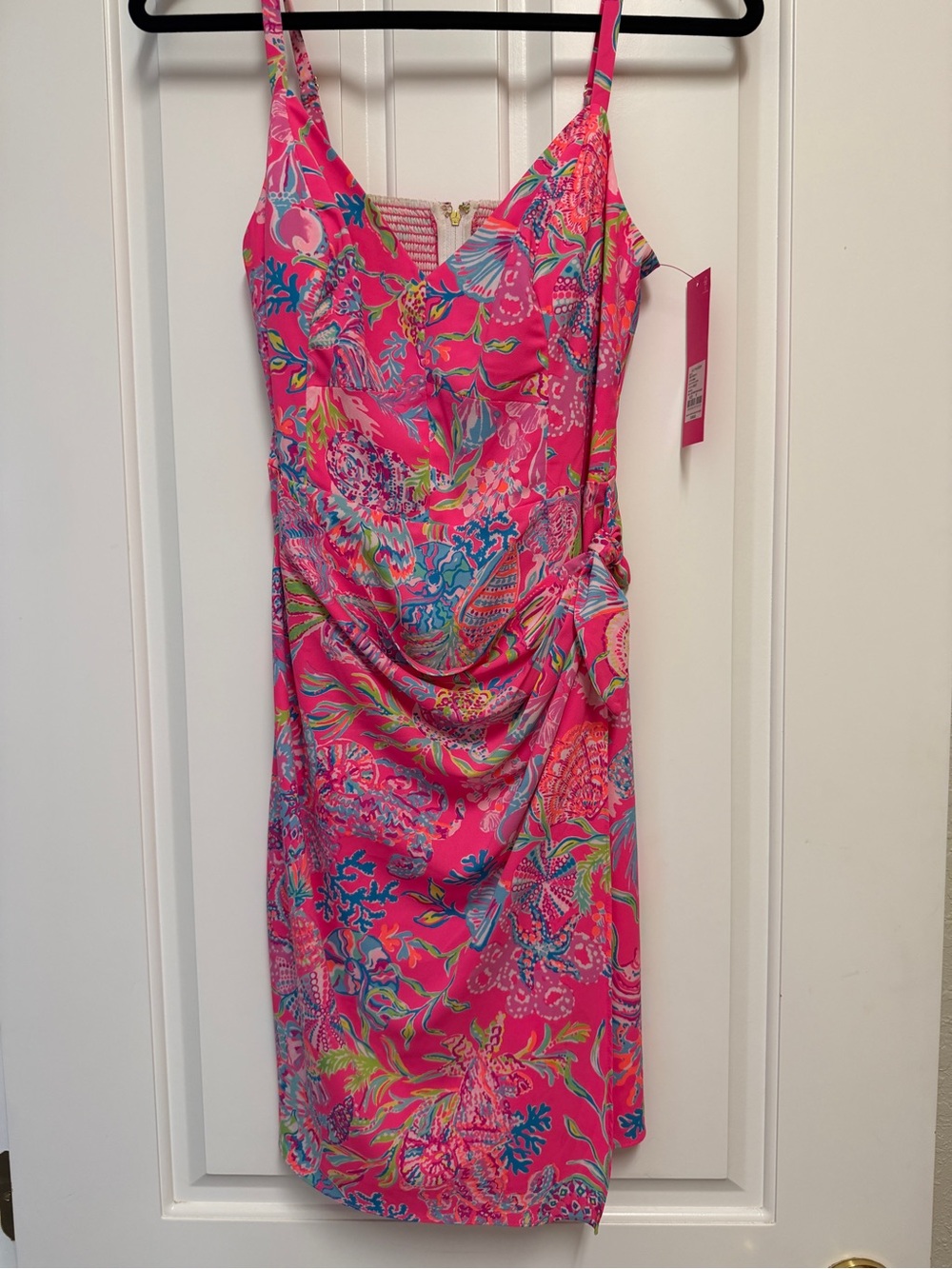 Lilly Pulitzer, Scarlet dress, Shell me something good, size 6